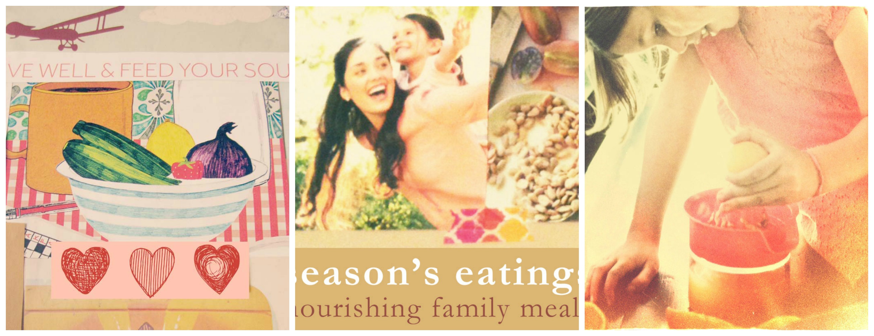 seasons eating collage
