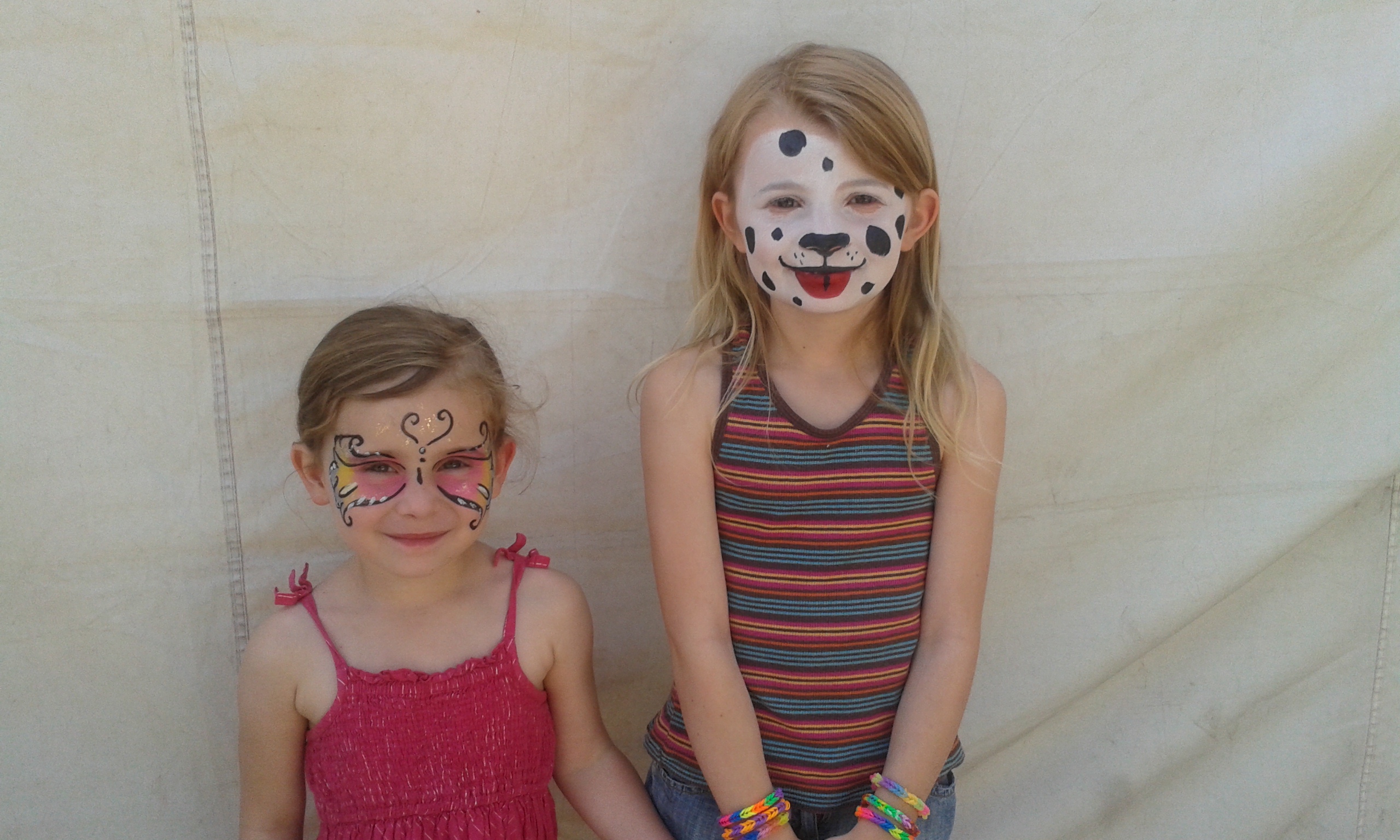 face painted cuties