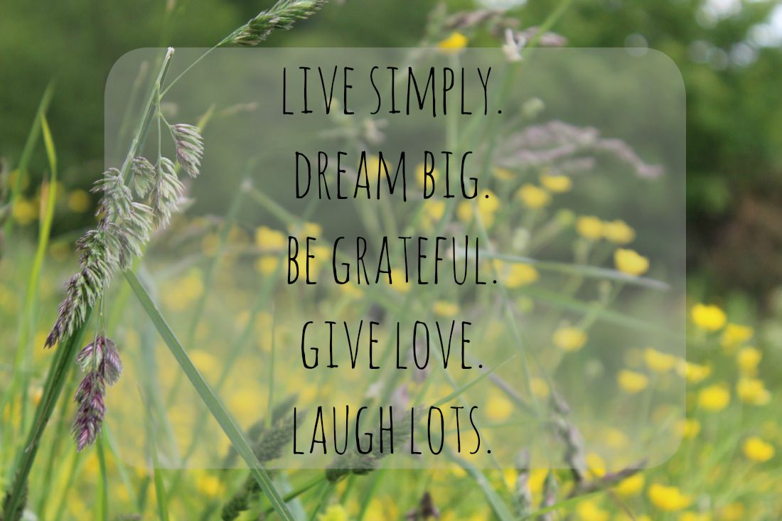 Live Simply - on choosing a simpler life