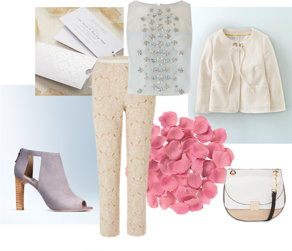 a spring wedding outfit