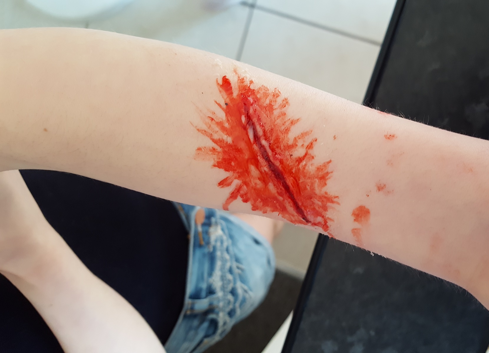 special effects fake wound