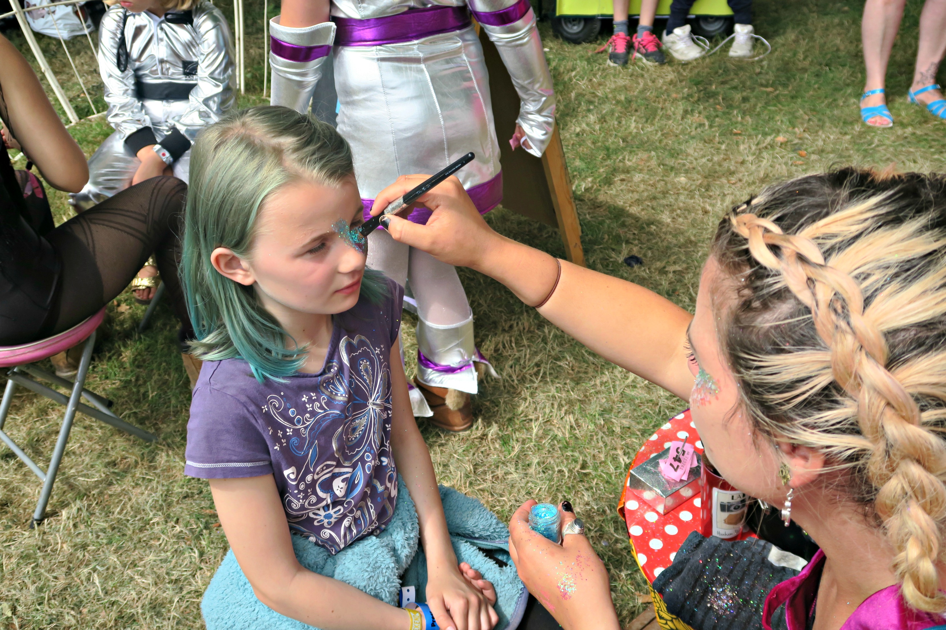 camp bestival 2016 fairy love transformation station