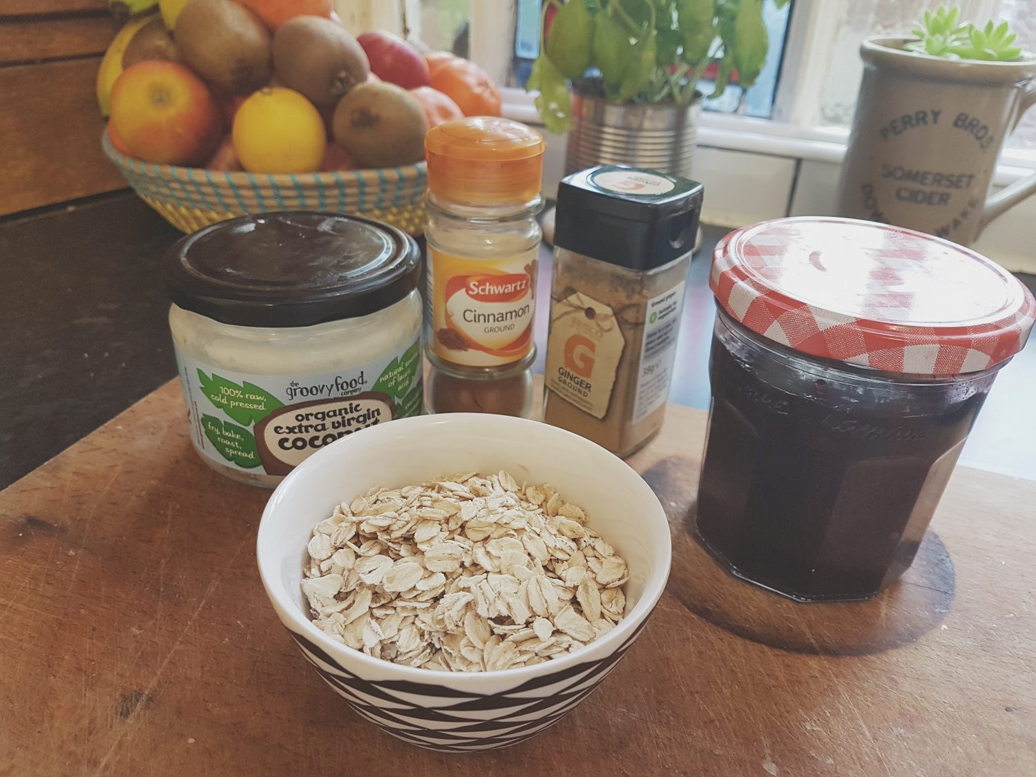 Recipe | Toasted Coconut Porridge with Blueberry Chia Seed Jam