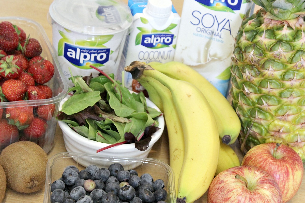 fruit and alpro for smoothies