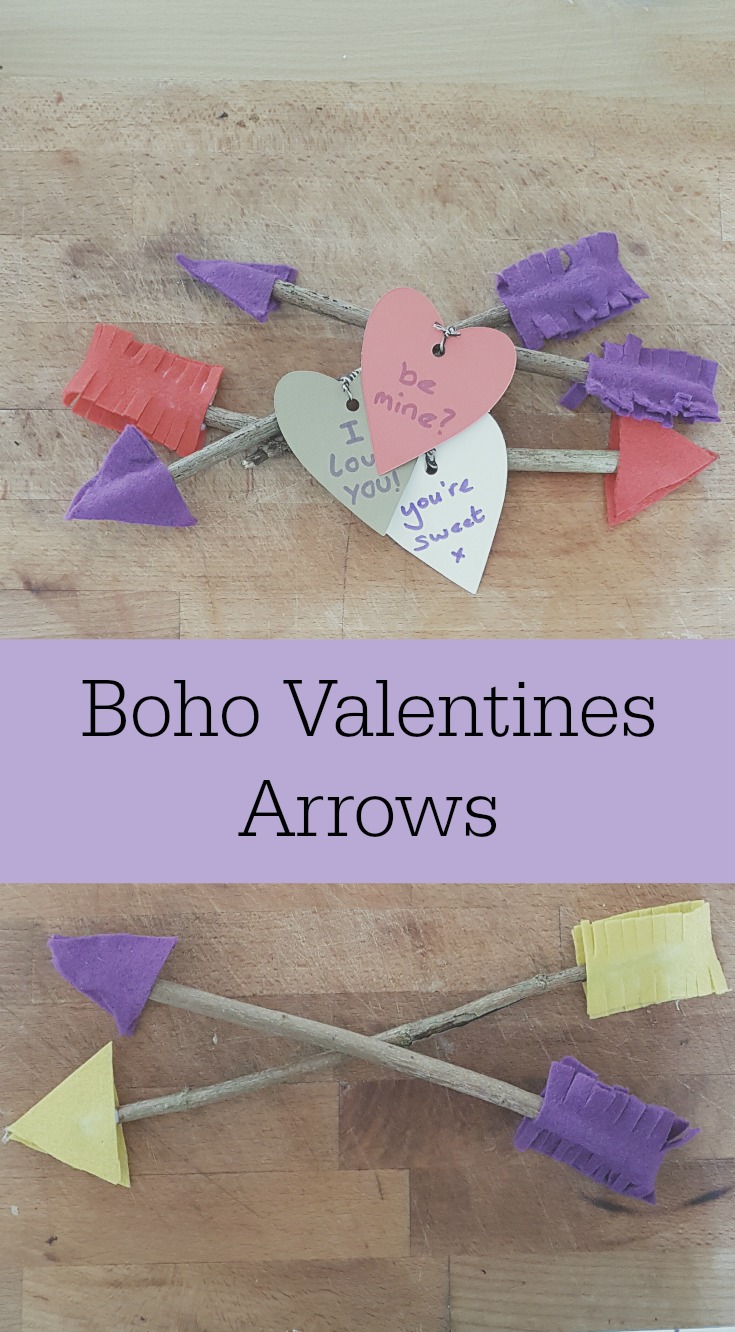 DIY Boho Valentines Arrows