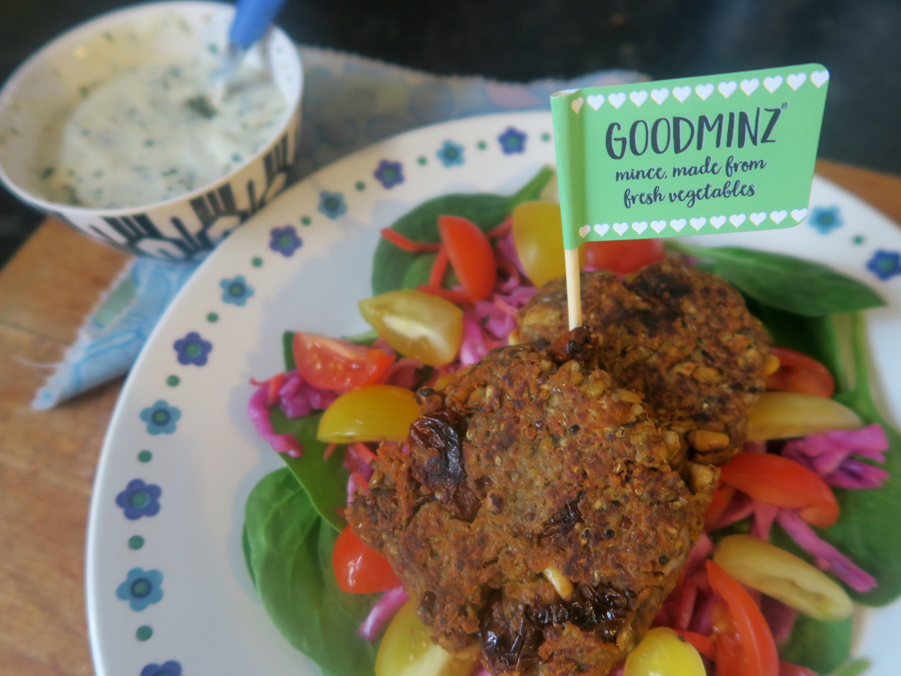 Recipe – Plant-based goodness with GOODMINZ + vegan patty recipe