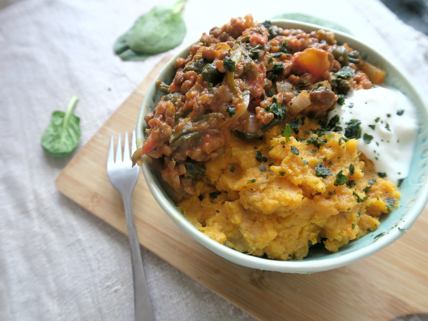 Recipe || Vegan Sweet Potato and Spiced Lentil Bowls